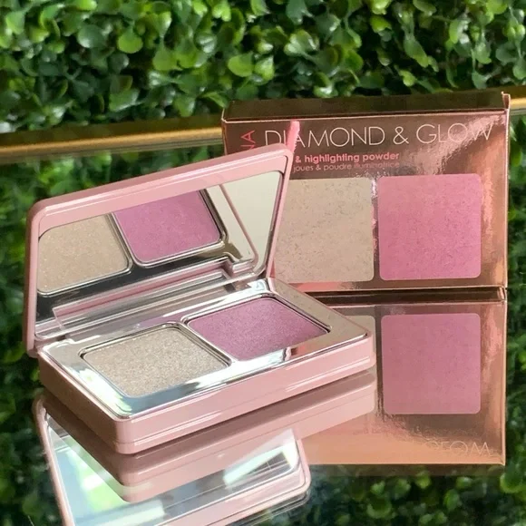 Natasha Denona DIAMOND & GLOW Duo Blush & Highlighter Powder | NEW | BNIB | ND - Picture 3 of 14
